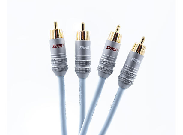 Supra DAC-X - Analog signalkabel med ultralav kapasitans og 24K gull