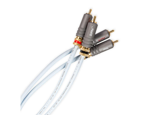 Supra DAC-SL Analog signalkabel med høy presisjon og 24K gullkontakt