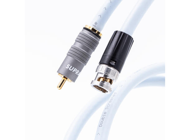 Supra Trico 1RCA-1BNC Digital 75 Ohm RCA/BNC kabel | sølvbelagt leder