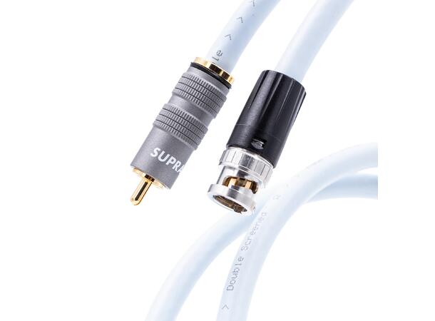Supra Trico 1RCA-1BNC Digital 75 Ohm RCA/BNC kabel | sølvbelagt leder