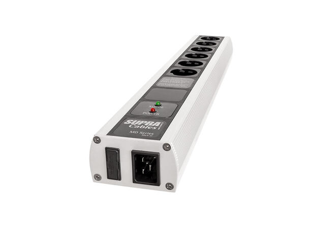 skjermet strømfordeler med DC-blokkering og overspenningsvern