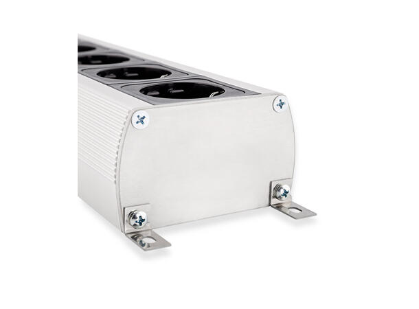 skjermet strømfordeler med DC-blokkering og overspenningsvern