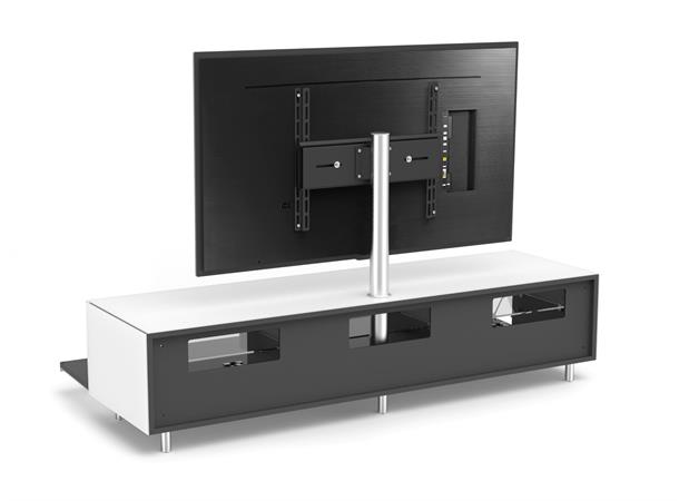 Spectral Scala SC1650 TV møbel i matt hvit satin glass