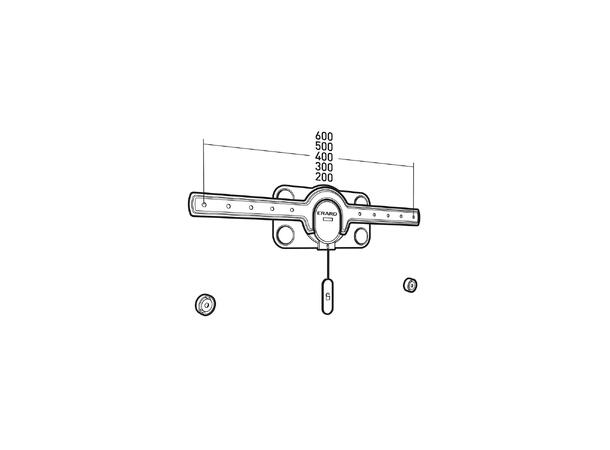 Erard veggfeste FiXiT 600 For 40-75" skjermer 