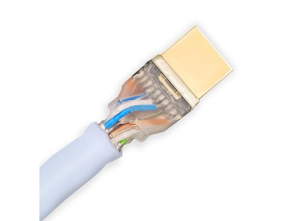 SUPRA UHD8 HDMI-kabel - 8K støtte, 48 Gbps og avtakbare kontakter