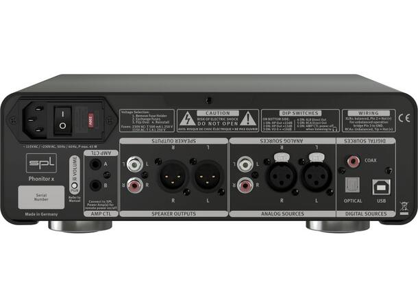 SPL Phonitor x hodelefonforsterker med forforsterker