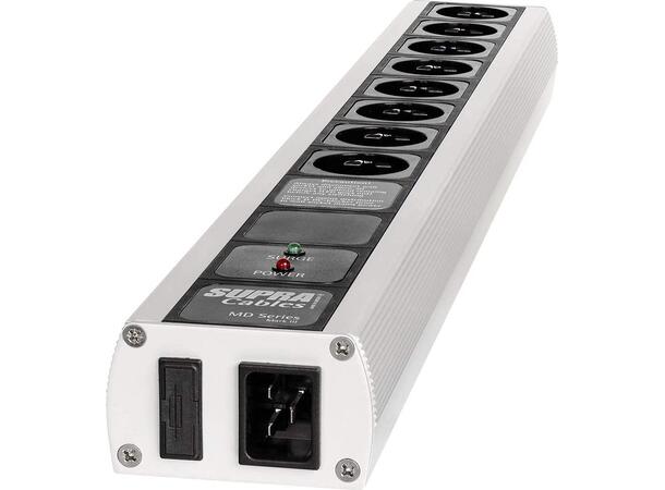 skjermet strømfordeler med DC-blokkering og overspenningsvern