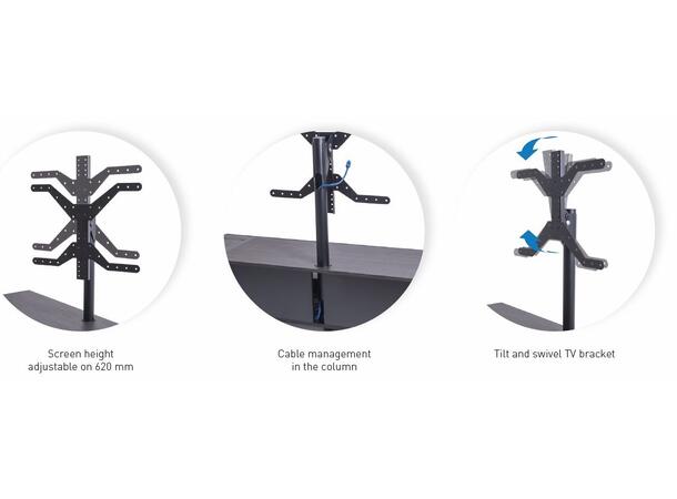 Erard Naga 1400 Nordic TV bord