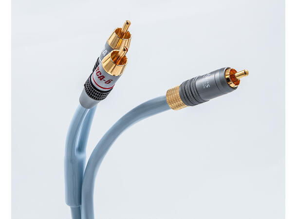 Supra Y-Link 1RCA-2RCA - Y-splitterkabel med doble RCA-innganger