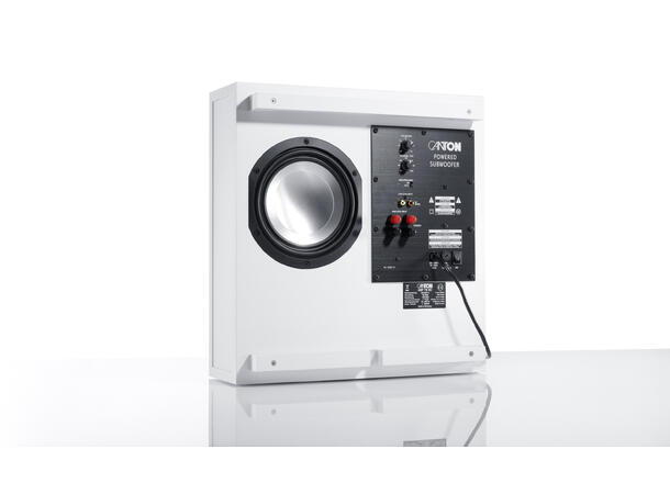 Canton subwoofer ASF 75 SC, hvit Subwoofer for veggmontering 