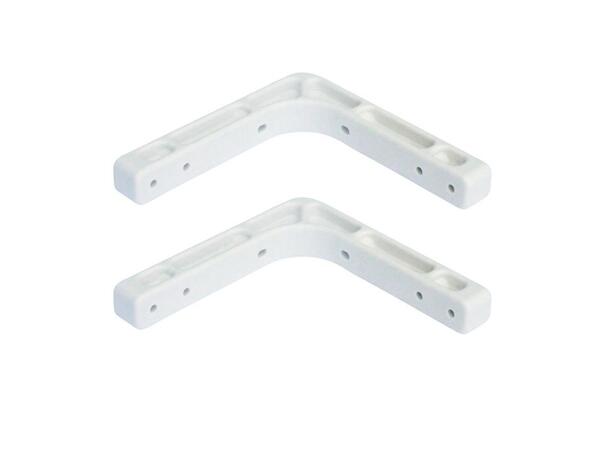 Grandview veggfeste i metall 20 cm - Pris pr par 