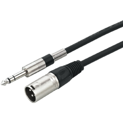 Monacor balansert kabel MEL-602/SW 6m, XLR han/6,3mm stereo Jack