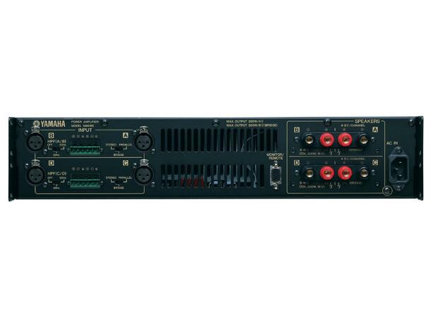 Yamaha forsterker XM4080 4-kanal forsterker 4 x 90W@8 Ohm 