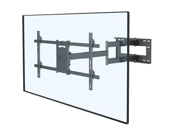 Multibrackets veggarm 1010 mm, sort Lang veggarm - Maks 40 kg vekt 