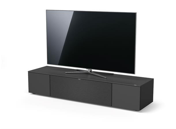 diagonal Rekvisitter Vibrere Spectral Next NXS1804, sort Design møbel - TV-benk med stoff front. -  Sivilingeniør Njål Hansson AS