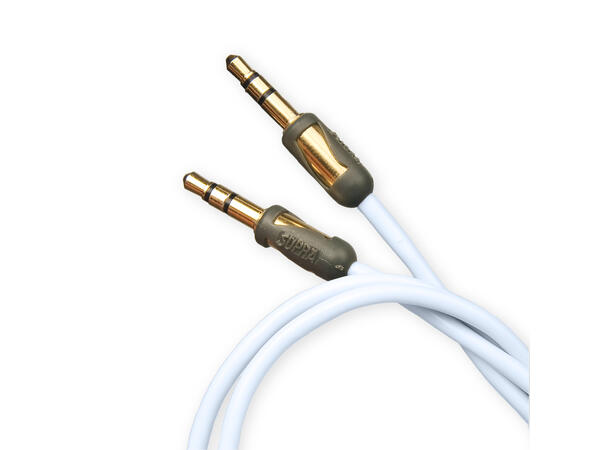 Supra MP 3,5 mm til 3,5 mm kabel for Hi-Fi og bilstereo