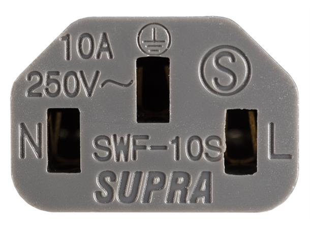 Sølvbelagt strømkabel LoRad 2.5 SPC - Supra