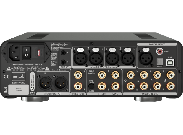 Kjøp SPL Director MK2 - Forforsterker med DAC direkte fra importør
