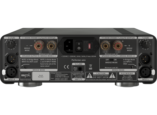 Kjøp SPL Performer 800 High End effektforsterker direkte fra importør