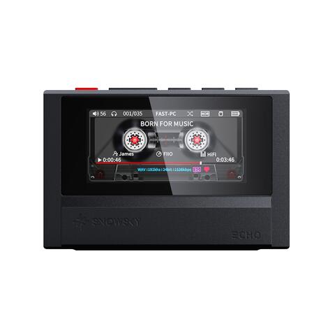 FiiO Echo Musikkspiller, Sort Portabel Musikkspiller med forsterker