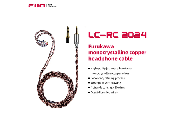 FiiO LC-RC Kabel 2024 MMCX - 3,5 | 4,4 mm 
