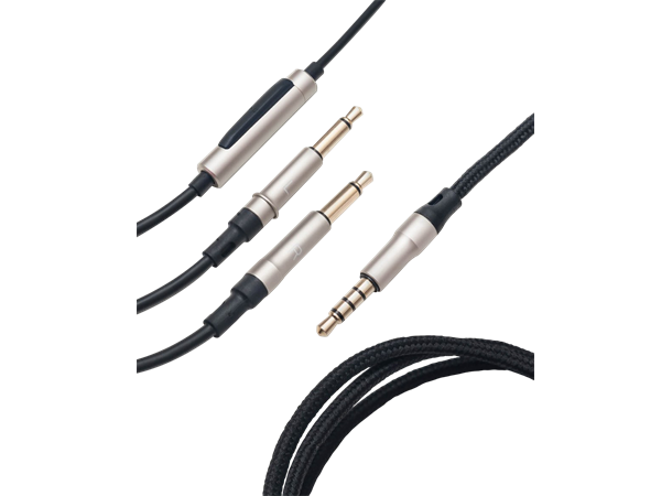 Meze 99 Classics kabel sort/sølv 1,2 m med mikrofon og fjernkontroll