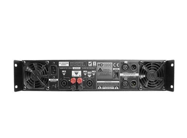 Amate HD-1200 Forsterker 2 x 600 W/4ohm - 2 x 350 W/8ohm 