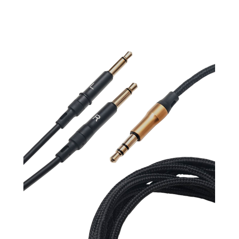 Meze 99 Classics kabel sort/gull 3 m kabel