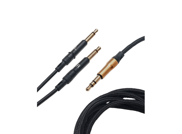 Meze 99 Classics kabel sort/gull 3 m kabel 
