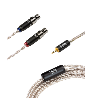Meze sølvbelagt PCUHD 2x mini-xlr - 2,5 1,3 m kabel