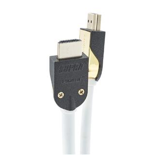 Supra HDMI kabel 2.1 UHD 8K 5m 48 Gbit/s, ARC, UHD8, Hvit