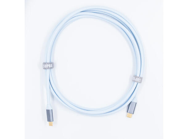 Supra USB 3.2 Type-C til Type-C Kabel – 100W Hurtiglading & 10 Gbps |