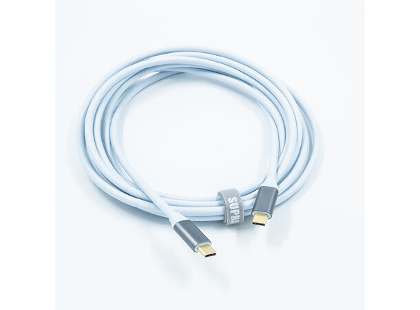 Supra USB 3.2 Type-C til Type-C Kabel – 100W Hurtiglading & 10 Gbps |