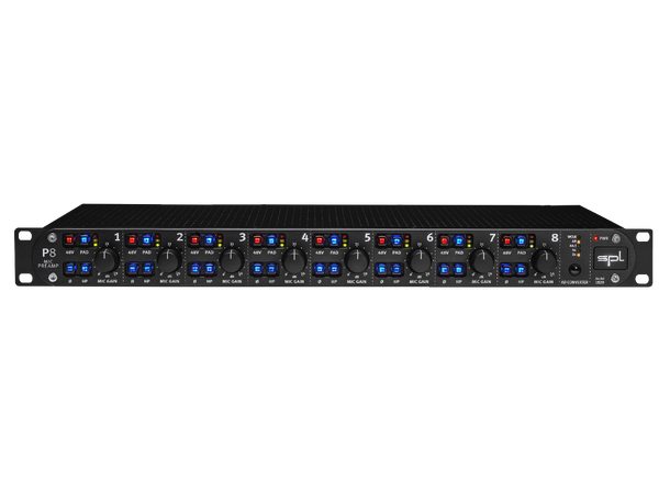 SPL P8 Mikrofon pre-amp 8 kanaler 