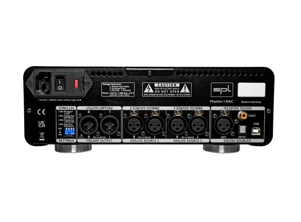 SPL Phonitor3 - Hodetelefonforsterker og monitorkontroller + DAC