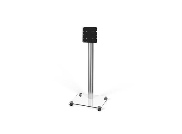 Spectral stativ Floor QX 200 TV-stativ med hjul, klart glass