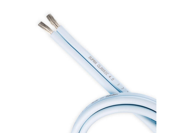 Supra Classic 2×4.0 mm² - Fortinnet høyttalerkabel for dynamisk lyd