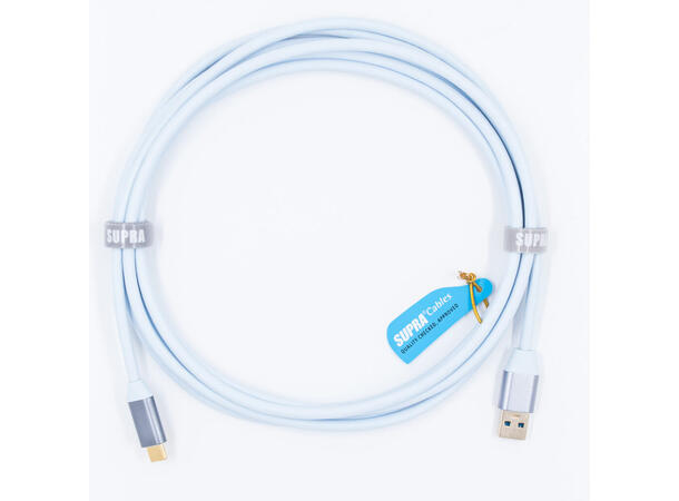 SUPRA USB 3.2 A–C Kabel – 10 Gbps & 60W Lading | Svensk Kvalitet