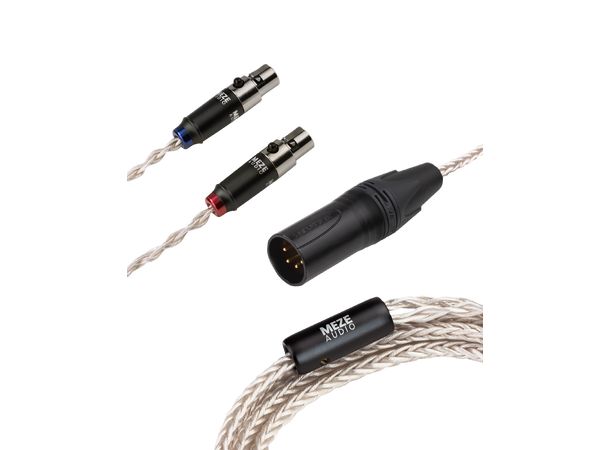 Meze sølvbelagt PCUHD 2x mini-xlr - XLR 2,5 m kabel 