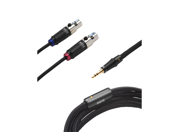 Meze OFC kabel 2x mini-xlr - 3,5 mm 1,2 m kabel