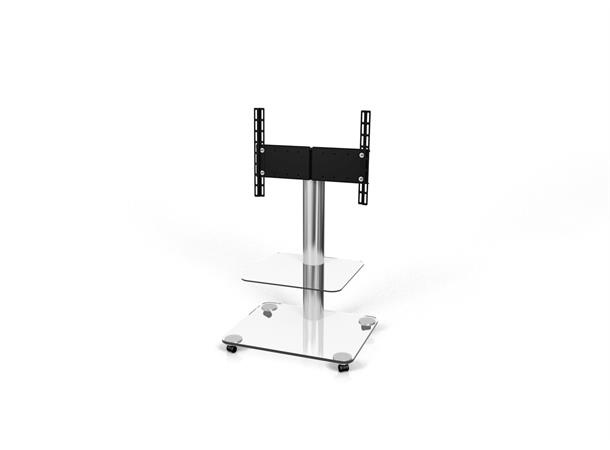 Spectral stativ Floor QX1011-KG TV-stativ med hjul, klart glass